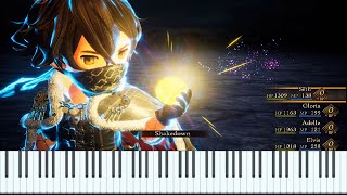 Asterisk Battle Theme  Bravely Default II  Piano Duo [upl. by Divd]