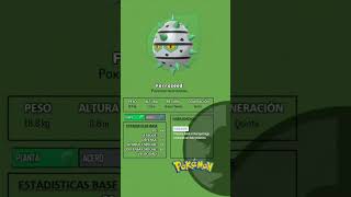 Ferroseed el pokemon frutoespina pokedex unova pokemongame pokemongo anime shorts teselia [upl. by Burman]