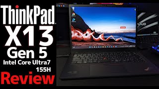 652 「Lenovo ThinkPad X13 Gen 5 Intel Core Ultra7 155H 」最新の高性能モバイルノートパソコン [upl. by Llennoc831]