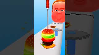 XXL sandwich 🍔🍔 Make Extra large Hamburger cheese Burger part 111112 xxlsandwichgameplay [upl. by Devitt]