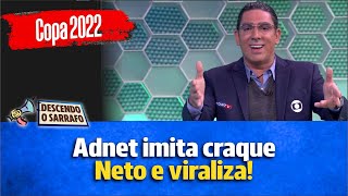 Marcelo Adnet faz paródia de Craque Neto após vídeo BRABO com TITE [upl. by Robaina70]