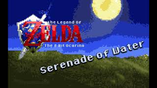 Serenade of Water  Ocarina of Time  NES Demaster 8 Bit Remix [upl. by Reidar]