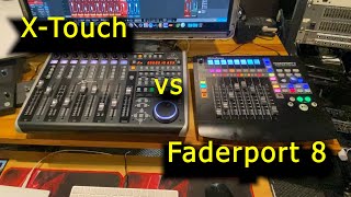 Presonus Faderport 8 vs Behringer XTouchFaders noise and size [upl. by Dumm]