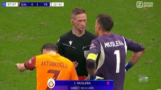 Fernando Muslera Red Card ♦️ Galatasaray vs Young Boys 01 Goals and Extended Highlights [upl. by Alwitt543]