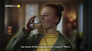 Aspirin® PLUS C Sprudelnd schnell gegen erste Erkältungsanzeichen [upl. by Coad]