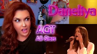 Reaction  Daneliya Tuleshova  AGT AllStars Auditions [upl. by Euqinomod651]