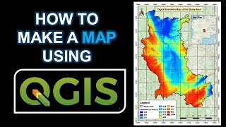 How to Make a Map using QGIS3 [upl. by Eidnak]