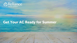 Get your air conditioner ready for summer by Reliance Home Comfort [upl. by Alleyn19]