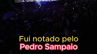 Drone vai no Show do Pedro Sampaio [upl. by Odnomra]