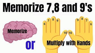 How do I memorize 7 89 Times Tables [upl. by Garnes799]