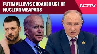 Russia Ukraine  Putin Responds To Bidens Missile Approval By Changing Moscows Nuclear Doctrine [upl. by Adnac]