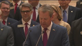 Gov Kemp announces Georgia surplus tax relief rebates [upl. by Ares]