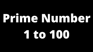 1 to 100 prime numbers  Smart Study Tricks  Prime Number In Maths [upl. by Oneil]