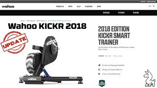 Wahoo KICKR 2018 Smart Trainer Product Details  Ride Review  Sound Check [upl. by Eilsek]