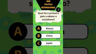 Política internacional Você Consegue Acertar Todas viral explore quiz politica internacinal [upl. by Levins986]