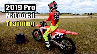 2019 Pro Motocross Training Program The Grind Begins [upl. by Ives]