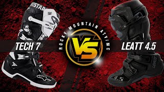 Alpinestars Tech 7 vs Leatt 45  Which Motocross Boot is Best For You [upl. by Peedus]