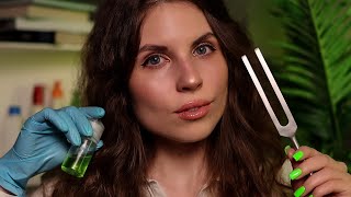 ASMR Ear Exam amp Ear Cleaning  Hearing Test Tuning Fork  Medical Roleplay amp Personal Attention [upl. by Nile]