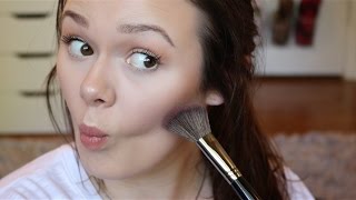 How To BronzeContourBlushHighlight The Face [upl. by Hauser]