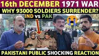 1971 INDIAPAK FIGHT  93000 SURRENDERED  BANGLADESHS BIRTH  PAKISTANI REACTION ON INDIA REAL TV [upl. by Koffman]