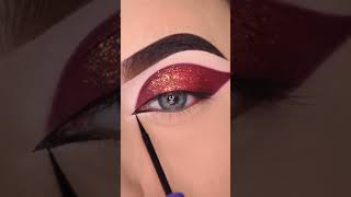 Topic RED EYES Complete full video watch know beautyyoutuber eyemakeupoftheday makeuptutorial yo [upl. by Sisak633]