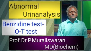 Benzidine testOT test Muralis Simplified Biochemistry [upl. by Eizzo200]