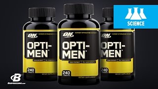 Optimum Nutrition OptiMen Multivitamin  ScienceBased Overview [upl. by Onileba]