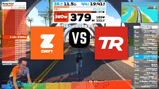 TrainerRoad AI FTP Vs Zwift Ramp Test [upl. by Singhal54]