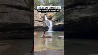 💧Cedar Falls Waterfall  Hocking Hills State Park shorts waterfall ohio hockinghills [upl. by Ventura148]