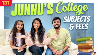 About Junnu’s College Fees amp Subjects 👩‍🎓  VAAS Family  Telugu Vlogs  USA [upl. by Jinny883]