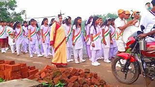 Jashipur Mangal High School  Independence Day  15 August  mangalhighschooljashipur jashipur [upl. by Ahseinek]