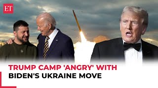 Triggering WW3 Biden faces fire from Trump’s camp over allowing Kyiv to use longrange weapons [upl. by Repsag]