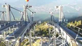 Cabrio Gondola Stanserhorn Switzerland  Unique Cable Car with 360 Views [upl. by Flanders]