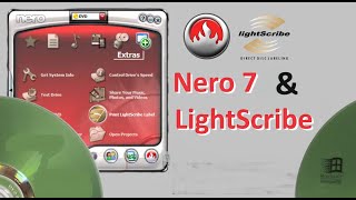 Nero 7 burning DVD amp LightScribe printing LightScribe [upl. by Lisab]