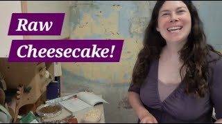 Raw Cheesecake Recipe Frugal Sundays Food and Homemade Desserts [upl. by Aloz]