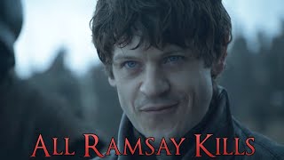 All Ramsay Bolton Kills  Game of Thrones [upl. by Rotceh]