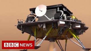 China lands its Zhurong rover on Mars  BBC News [upl. by Specht]