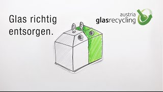 Glas richtig entsorgen [upl. by Akirderf514]