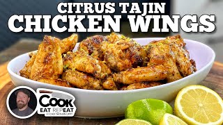 Citrus Tajin Chicken Wings  Blackstone Griddles [upl. by Mathi]