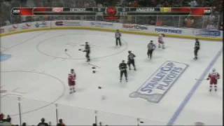 Tomas Kopecky vs Francois Beauchemin May 7 2009 [upl. by Neerahs]