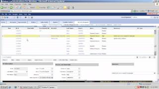 Siebel CRM  Project 1 part 2 Version 1 Related Service Requests [upl. by Alleram589]