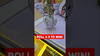 Roll a 5 To Win ANY Prize in This Claw Machine [upl. by Ahtibat]