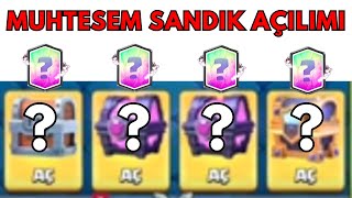 MUHTEŞEM SANDIK AÇILIMI  Clash Royale [upl. by Novat]