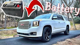 2017 GMC Yukon Battery Replacement [upl. by Ylatan778]