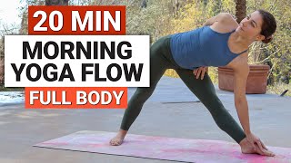 20 Min Morning Yoga Flow  Every Day Full Body Yoga For All Levels [upl. by Gaston]