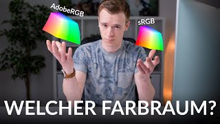 Warum du den FARBRAUM verstehen solltest AdobeRGB oder sRGB [upl. by Cinomod]