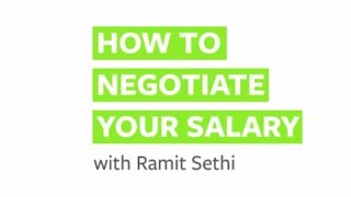 How to Negotiate Your Salary with Ramit Sethi [upl. by Aissela]