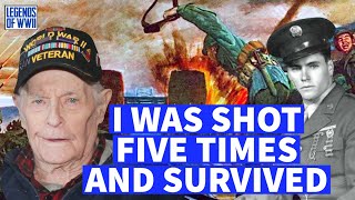 WW2 Vet Explains How He Survived Being Shot Five Times [upl. by Deehahs]