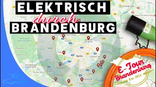 40 Elektroautos 320km Rund um Berlin  ETour Brandenburg 2020  Elektromobilität im Flächenland [upl. by Brom]