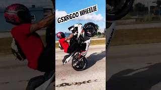 GSXR600 Throttle Control The Key to Perfect Wheelies bikelife miami [upl. by Yrelav]